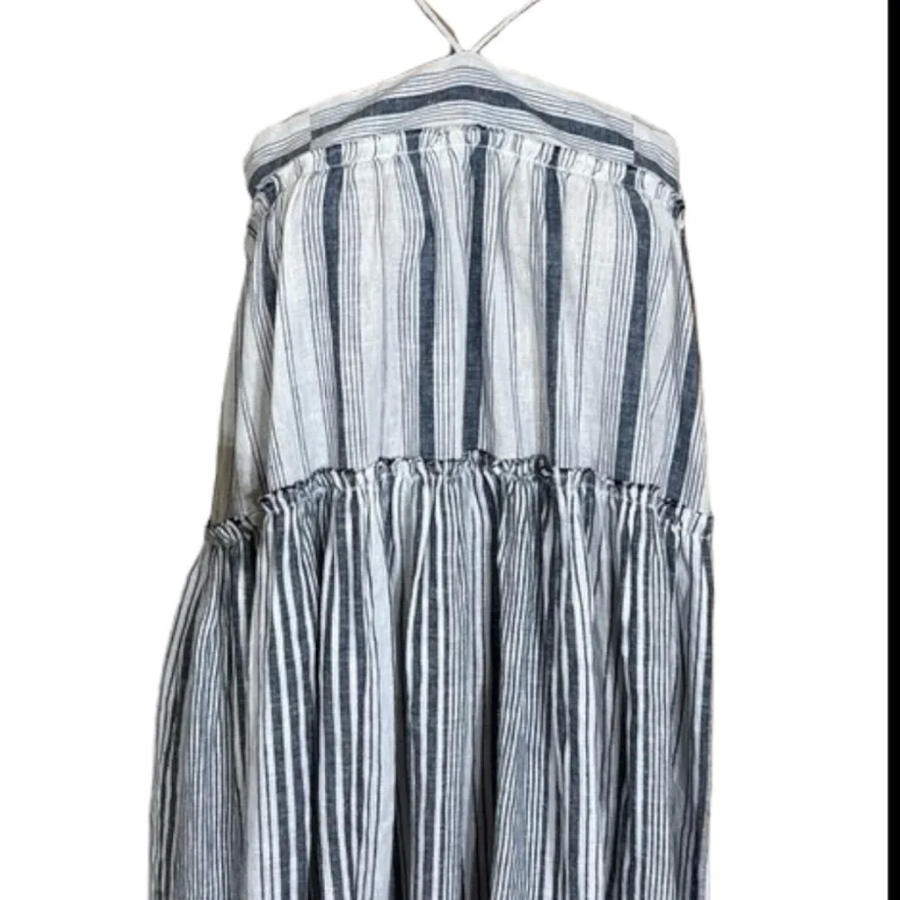 NWT J. Crew Chambray cover-up dress in stripe blue size